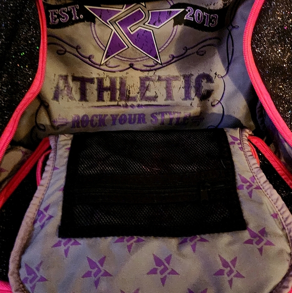 Rebel Athletic Bags Rebel Athletic Dream Bag In Imagine With Pink Zipper Large Backpack